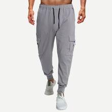 Shein Men Pocket Decoration Solid Pants