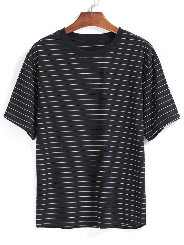 Shein Striped Loose T-shirt