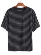 Shein Striped Loose T-shirt