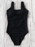 Shein Square Neck One-piece Swimwear