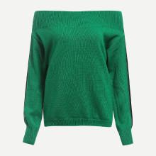 Shein Two Tone Off Shoulder Jumper