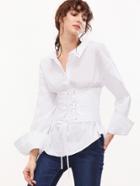 Shein Lace Upcorset Work Blouse