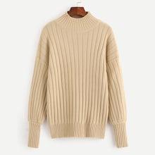 Shein Ribbed Drop Shoulder Jumper
