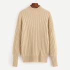 Shein Ribbed Drop Shoulder Jumper