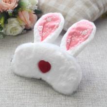 Shein Rabbit Ear Plush Eye Mask