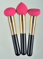 Shein Foundation Medium Sponge Brush 3pcs/set Flawless Smooth Shaped Puff