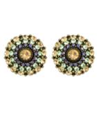 Shein Multicolors Rhinestone Small Stud Earrings For Women