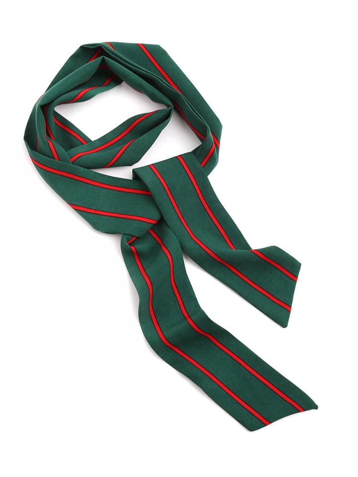 Shein Vertical Striped Print Skinny Scarf
