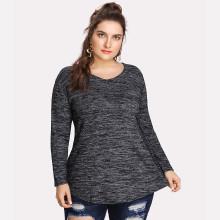Shein Plus Space Dye T-shirt