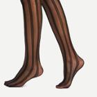 Shein Striped Design Pantyhose Stockings