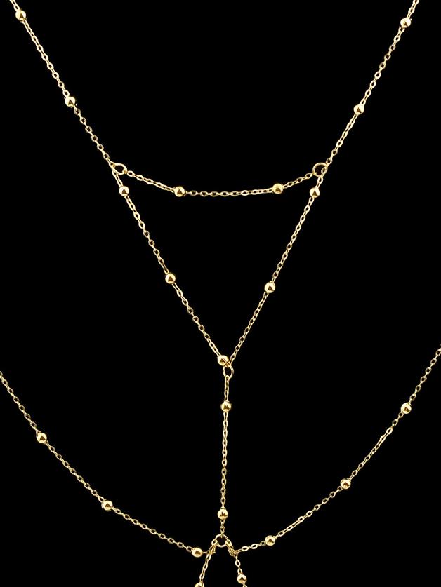 Shein Gold Belly Body Chain Jewelry