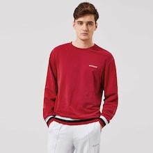 Shein Men Striped Hem Pullover