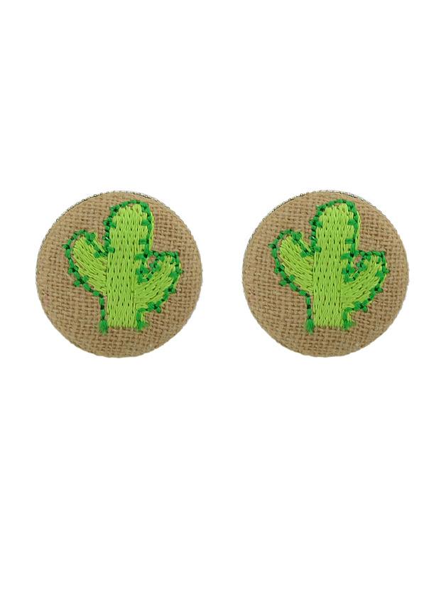 Shein Cactus Clip Earrings Jewelry For Women