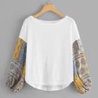 Shein Drop Shoulder Abstract Print Tee