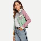 Shein Cut And Sew Corduroy Jacket