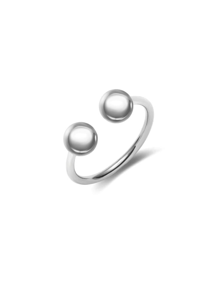 Shein Silver Round Design Open Ring