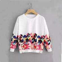 Shein Plus Geo Print Zip Side Sweatshirt