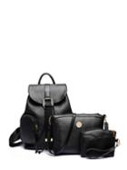 Shein Side Pockets Detail Pu Combination Bag 3pcs