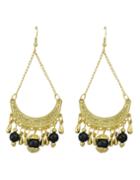 Shein Newest Coming Grceful Style Ladies Black Earrings