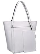 Shein White Magnetic Oversized Shoulder Bag