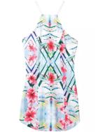 Shein Multicolor Spaghetti Strap Floral Slim Dress