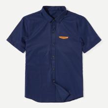 Shein Men Patch Detail Shirt