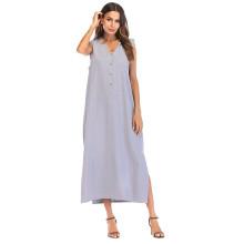 Shein Split Side Button Tank Dress
