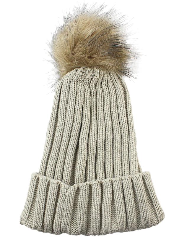 Shein New Trendy Beige Woolen Knitted Women Winter Hat