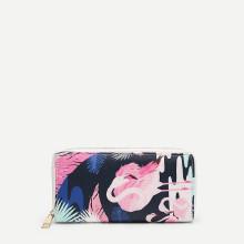 Shein Flamingo Print Pu Purse