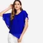 Shein Asymmetric Layered Cape Top