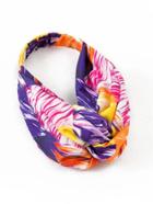 Shein Floral Print Twist Headband