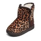 Shein Toddler Girls Leopard Pattern Fluffy Boots