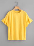 Shein Tiered Frill Cuff T-shirt