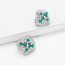 Shein Rhinestone Overlay Irregular Stud Earrings