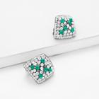 Shein Rhinestone Overlay Irregular Stud Earrings