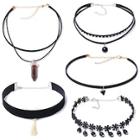 Shein Tassel Pendant Layered Choker Set 5pcs