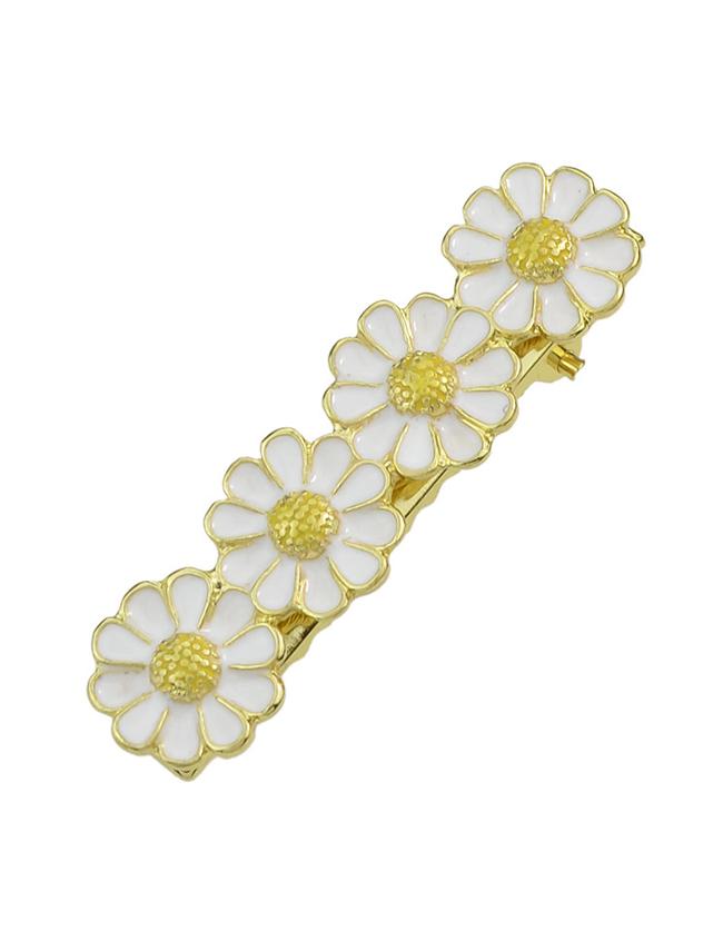 Shein White Flower Shape Hair Clip