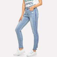 Shein Ribbon Skinny Jeans