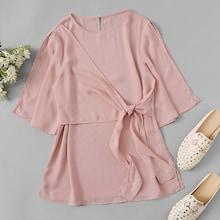 Shein Keyhole Back Solid Top