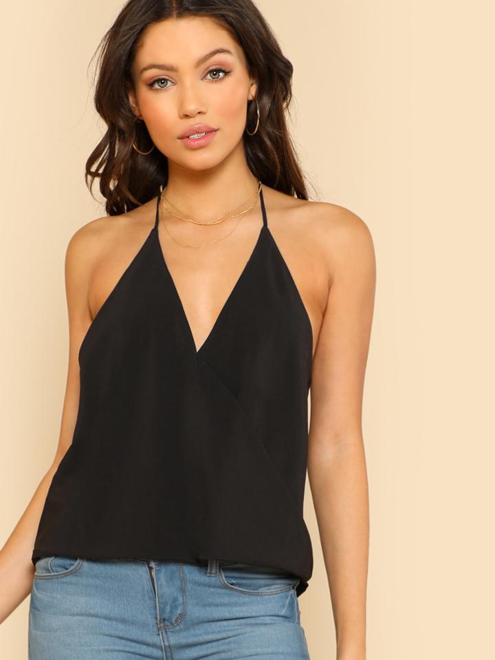 Shein Strappy Back Halter Top