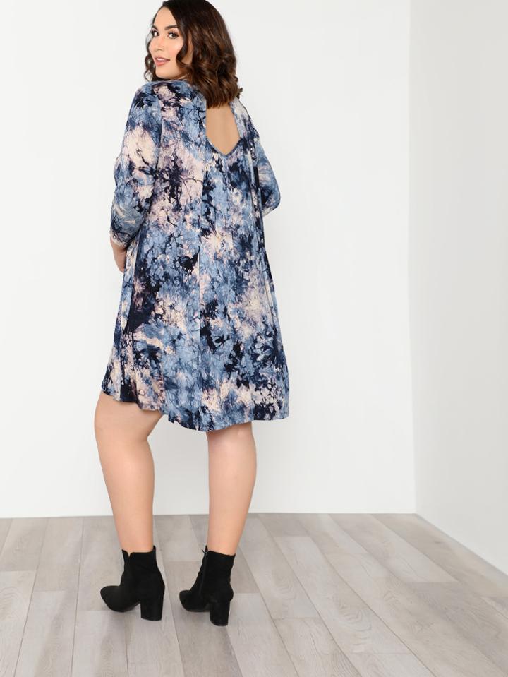 Shein Tie Dye Swing Dress
