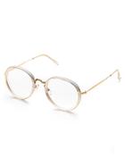 Shein Clear Frame Round Design Sunglasses