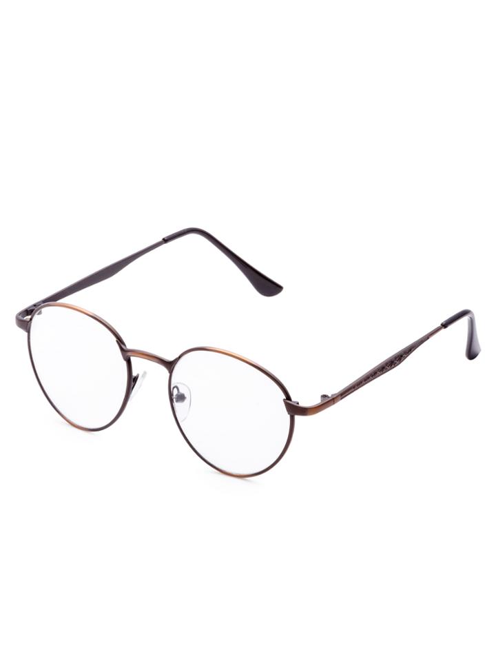 Shein Metal Round Clear Les Glasses