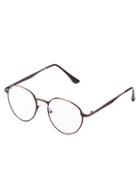 Shein Metal Round Clear Les Glasses