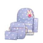Shein Kids Rabbit Print Combination Bag 4pcs