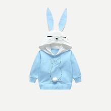 Shein Toddler Girls Cartoon Print Pom Pom Sweatshirt
