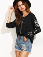 Shein Print Crew Neck T-shirt