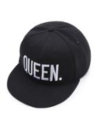 Shein Contrast Letter Embroidery Baseball Hat