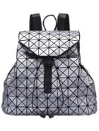 Shein Silver Geometry Print Drawstring Backpack