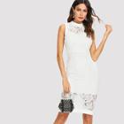 Shein See Through Lace Pencil Dress